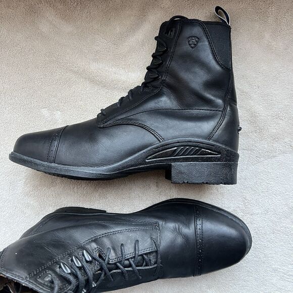 Ariat Cobalt Performer Pro Cordovan Black Leather Combat Boot Men‎ 9.5 D Lace Up main image 7